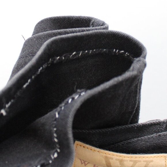 Westport Vintage Black High-Rise Straight Leg Denim Jeans Size 8 - Picture 7 of 7